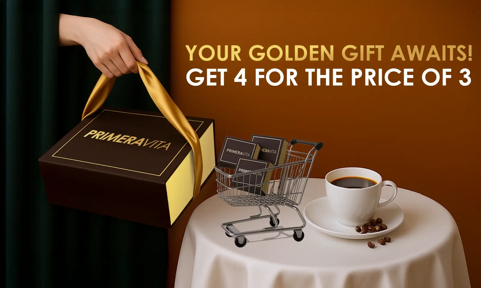 Premium Instant Coffee 4 Boxes Offer
