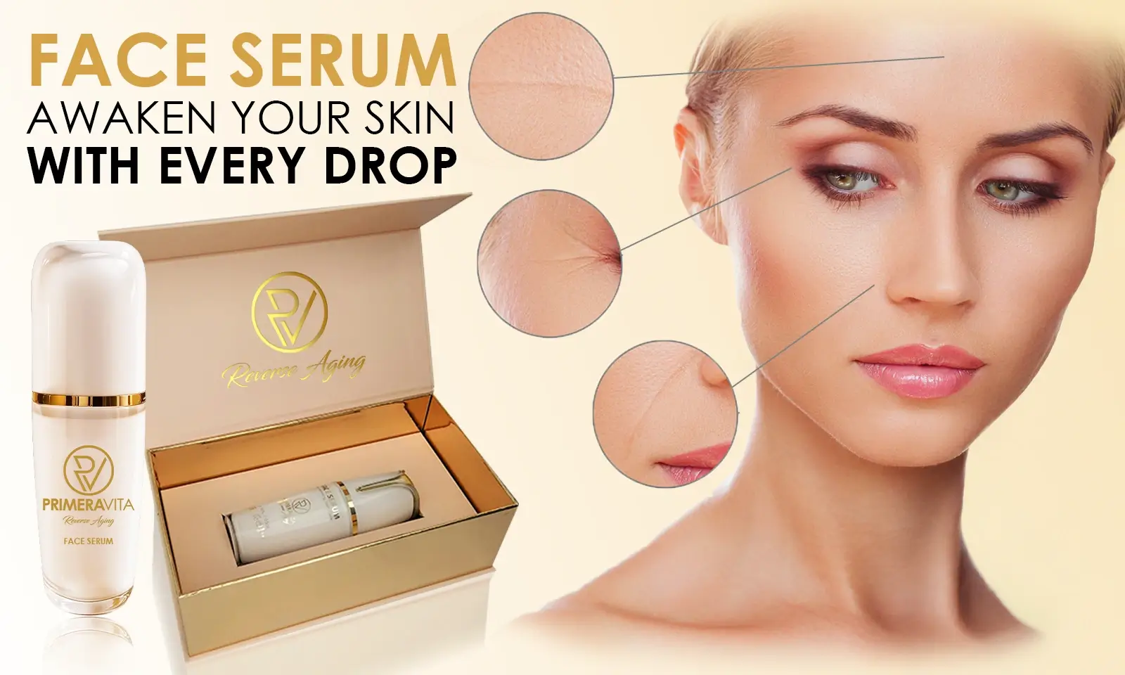 Anti-Aging Face Serum with Stem Cells