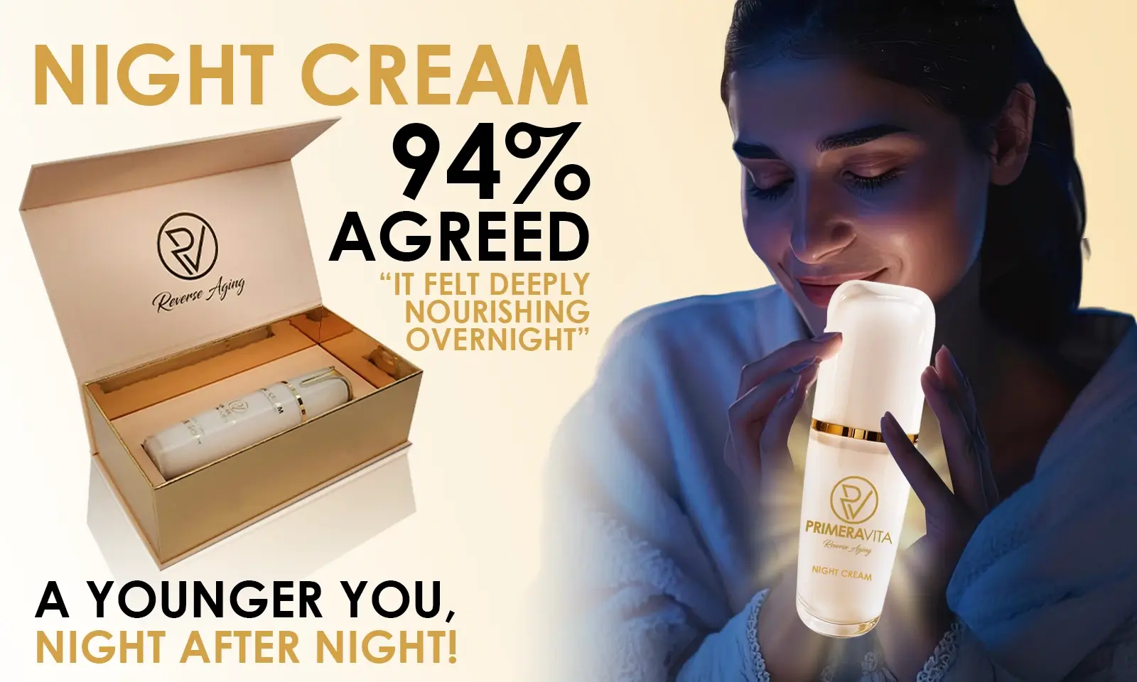 Anti-Aging Night Cream with Stem Cells